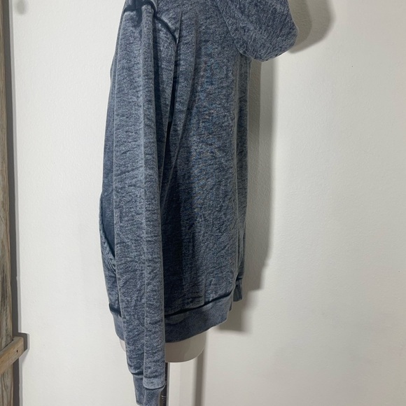 Talentless heavyweight sweatshirt hoodie black denim acid wash 100% Cotton RARE - Picture 4 of 8